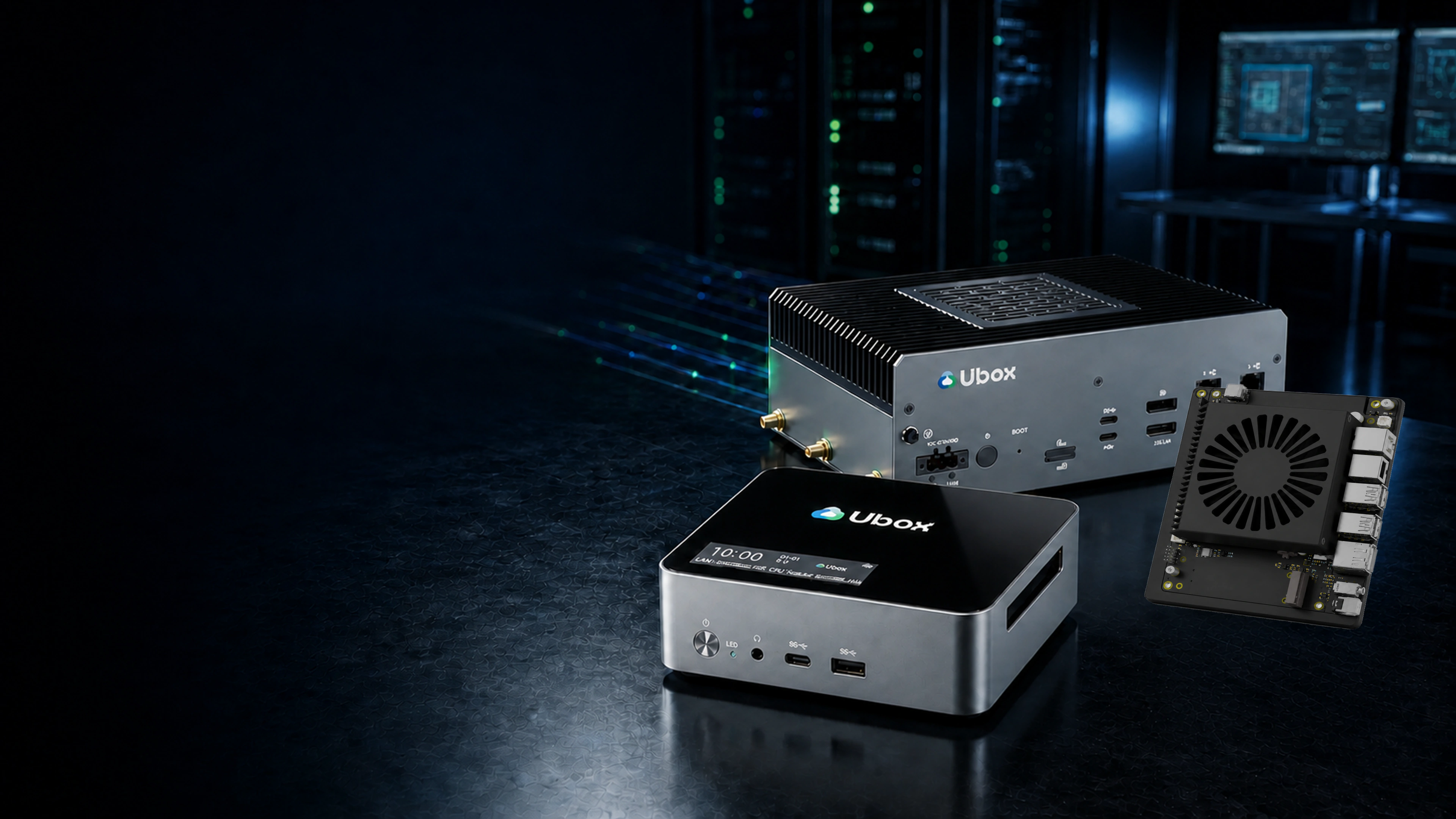Ubox 边缘智能硬件产品家族在工业现场部署
