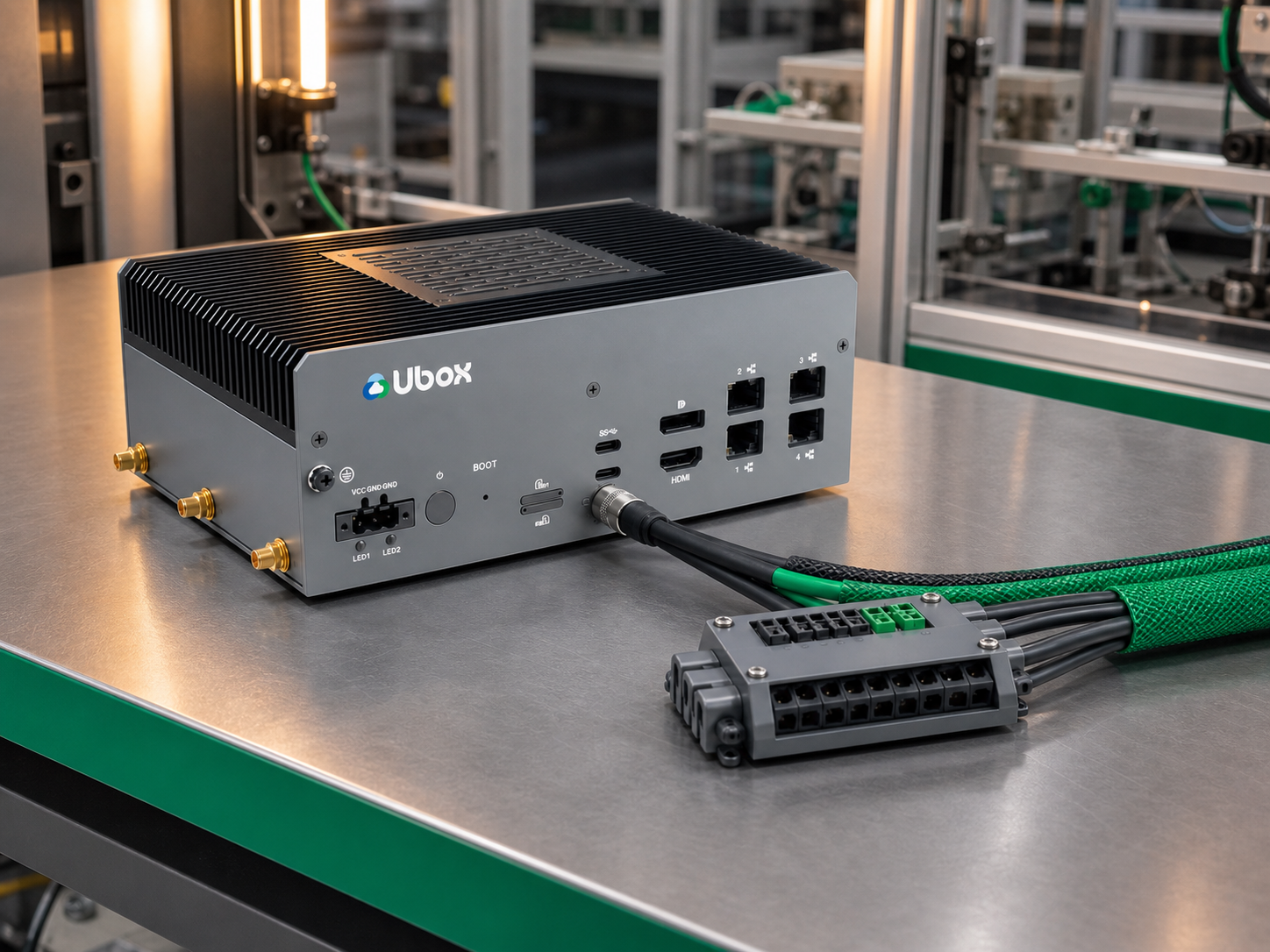 Ubox R10 控制与数据采集连接场景