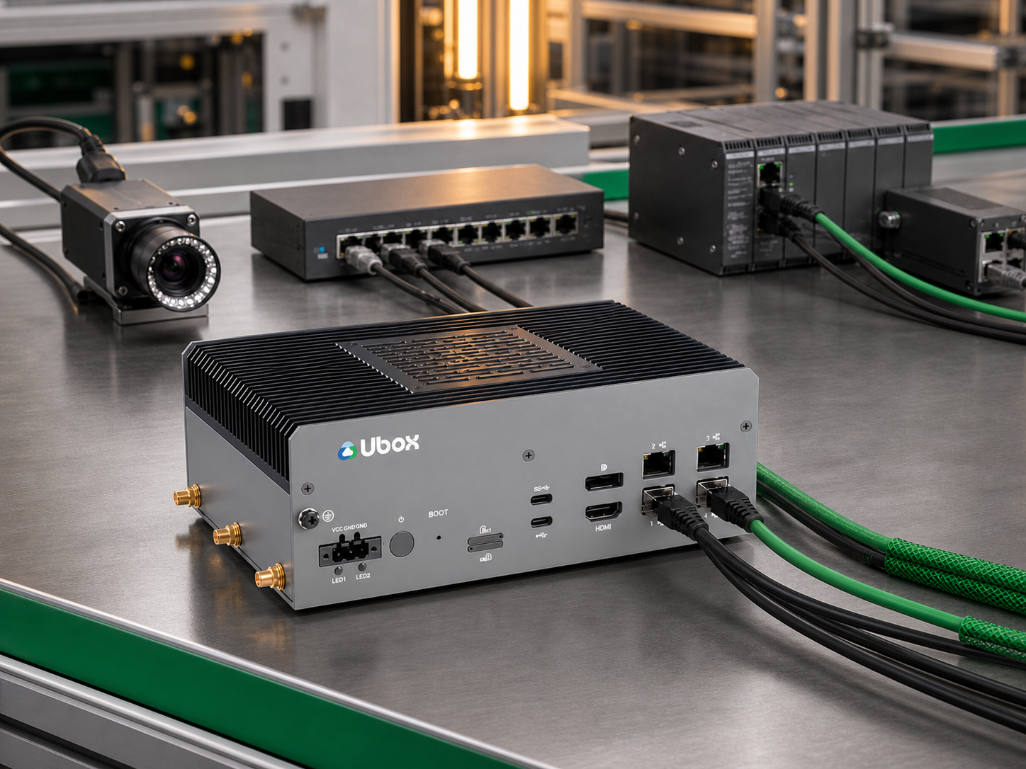 Ubox R10 多路工业网络连接场景