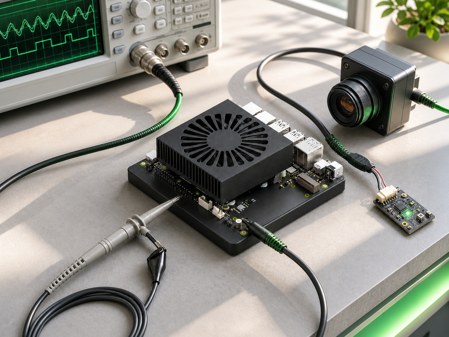 Ubox D10 板级接口与外设调试工作台